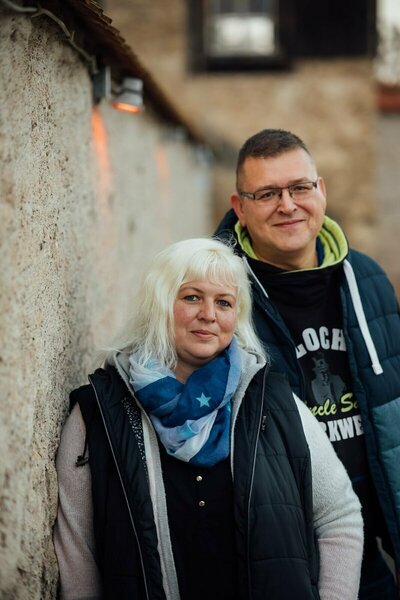 Peggy und Sascha aus dem Team von Sternenkinder Thüringen